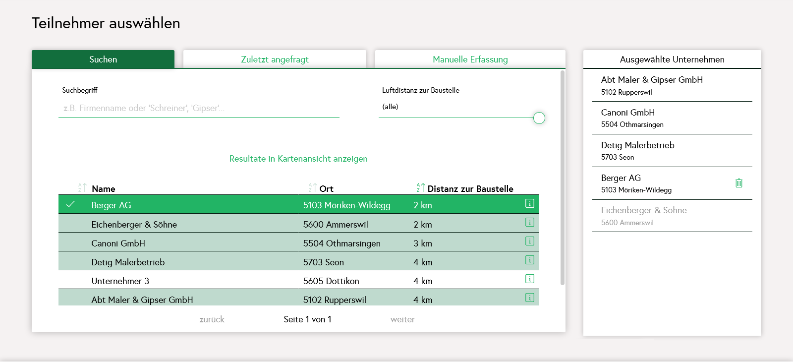 Screenshot 5: Funktionsweise Devisio für Architekten und Bauleiter