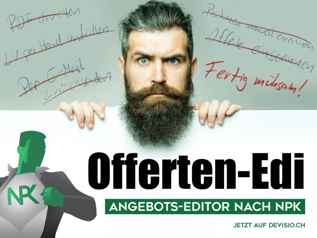 Coverbild Offerten-Edi - Angebots-Editor nach NPK