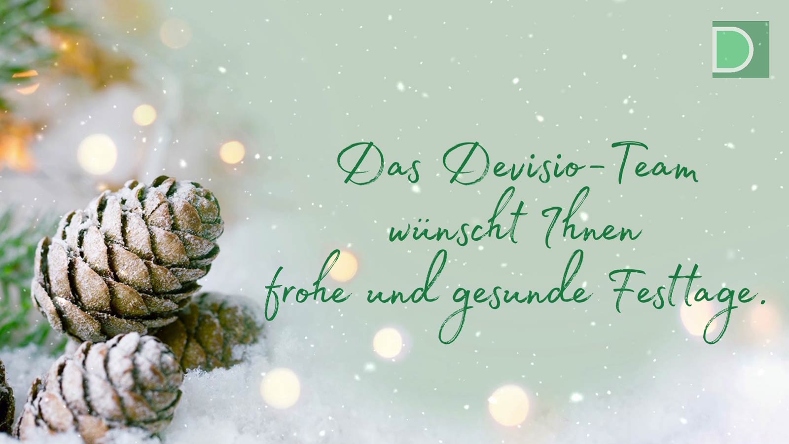 Frohe Festtage!